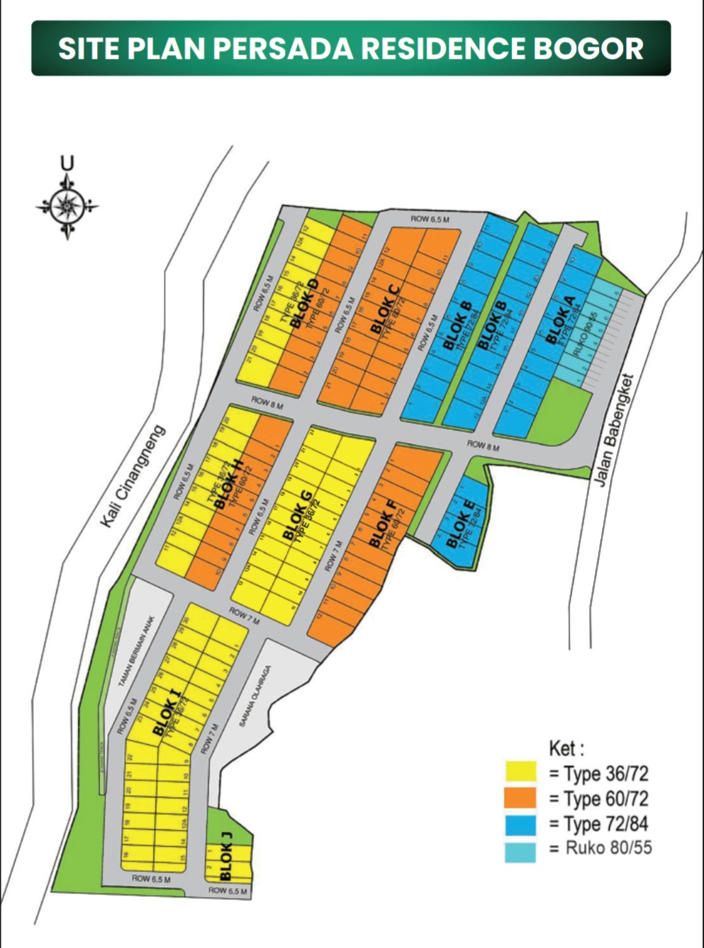 Master Siteplan Persada Residence